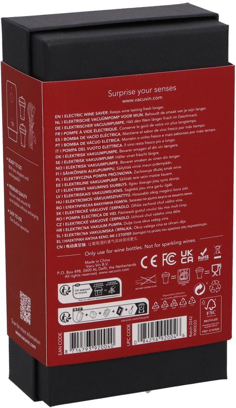 Vacu Vin Elektrische Wine Saver
