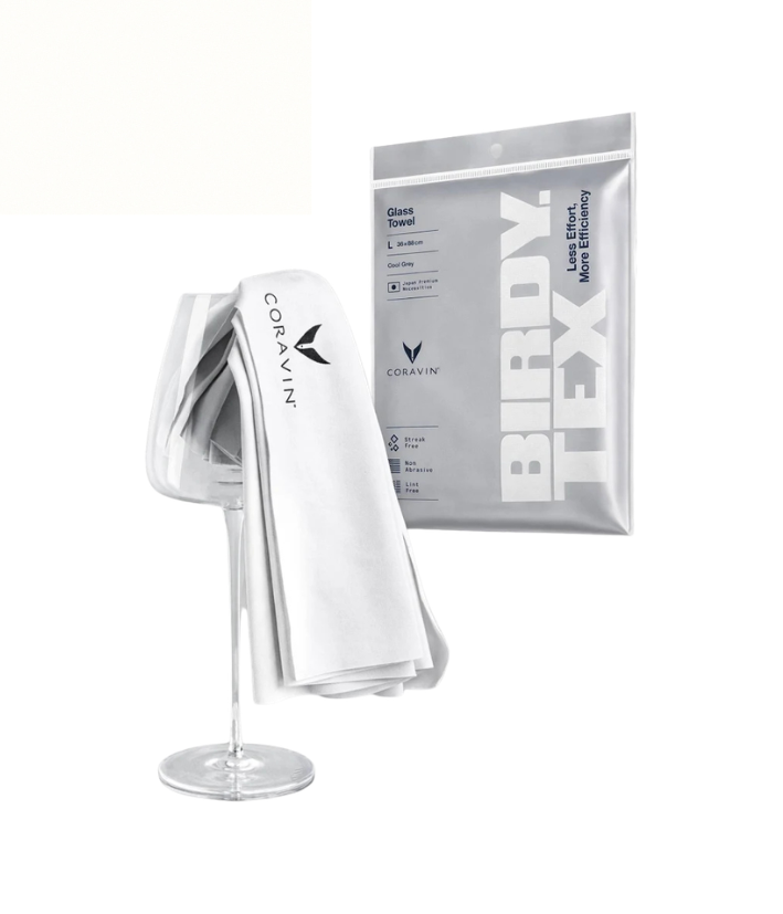Coravin x Birdy.Tex-glazendoek