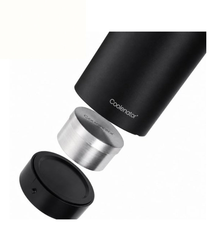 Coolenator Classic wijn- & Champagnekoeler | Zwart